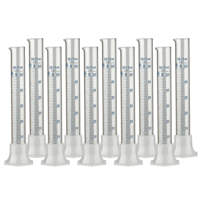 10 Borosilikatglas-Messzylinder