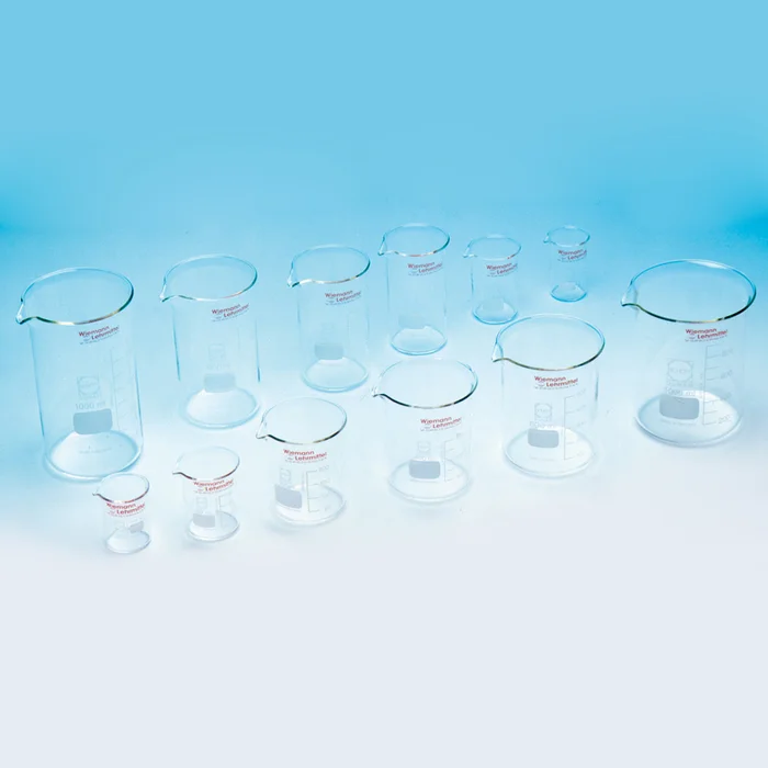 10 hohe Duran-Bechergläser