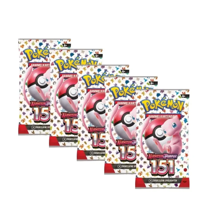 10x Pokemon 151 Booster Neue Aktion