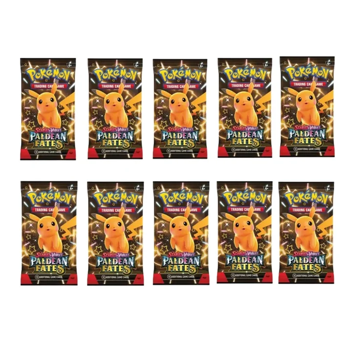 10x Pokemon Paldeas Schicksale Booster Modus gute Qualität