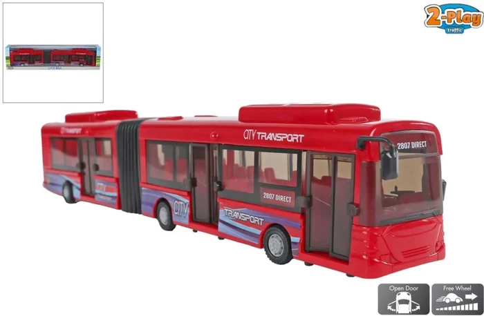 2-Play Gelede Bus, 39cm