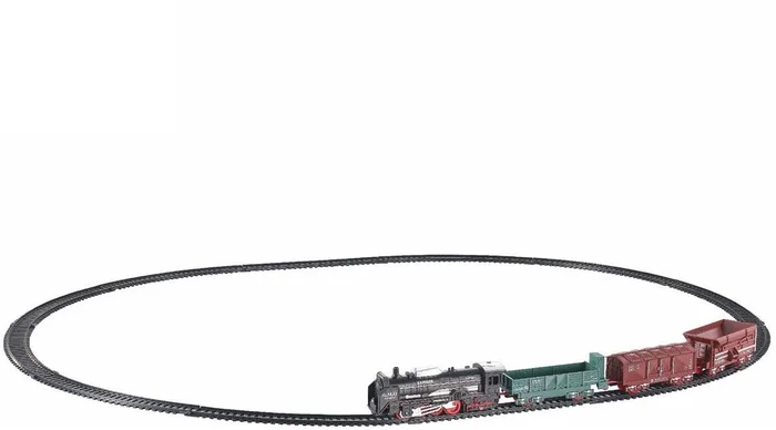 2-Play Locomotief met Licht Treinset, 16dlg.