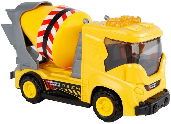 2-Play Werkvoertuig Betonmixer Frictie met Licht en Geluid