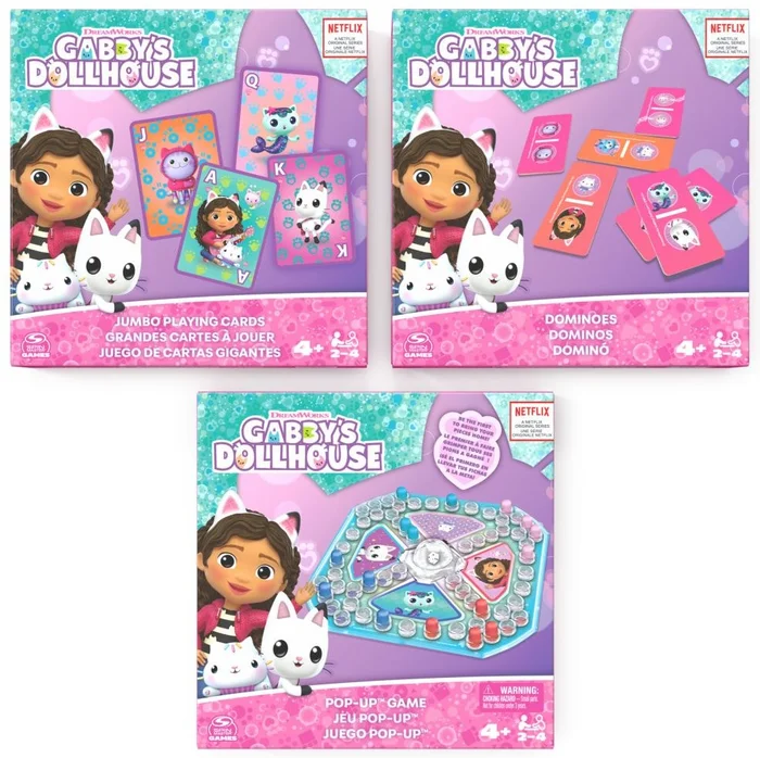 3 pack spelletjesbundel – Gabby’s Dollhouse