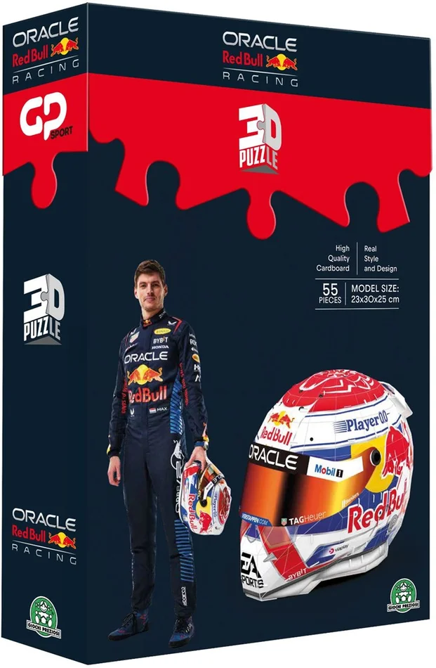3D Puzzel: Formule-1 helm Max Verstappen cm