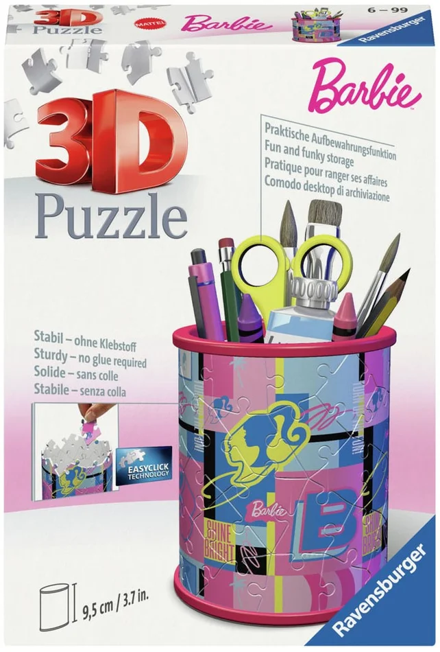 3D Puzzel Pennenbak Barbie, 54st.