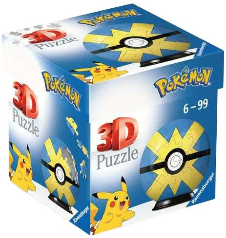 3D Puzzel Pokemon Quick Ball, 54st.