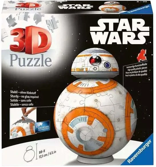 3D Puzzel Star Wars BB-8, 99st.