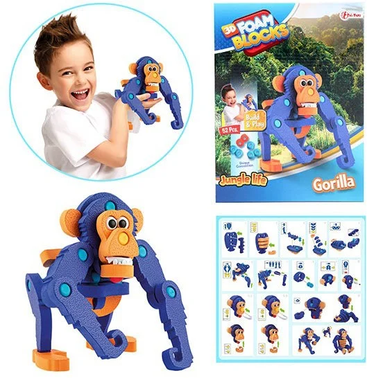 3D-Puzzle-Bauschaum-Affe 43543A