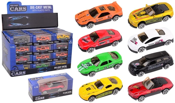 48 Super Cars-Druckgussautos in DS 26956