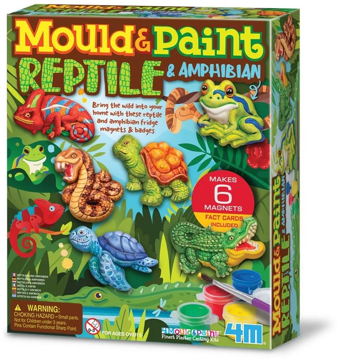 4M Reptilien und Amphibien gießen und bemalen