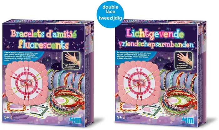 4M Vriendschaparmband Lichtgevend – FR + NL Versie