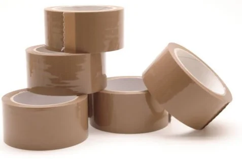 6 Rollen Verpackungsband braun 66m*48mm niedrig