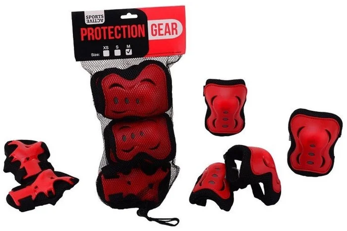 6 Schutzset rot/schwarz 20269