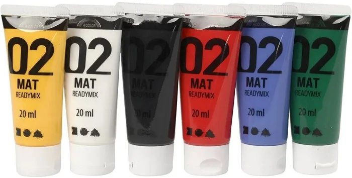 A-Color A-Color Acrylfarben-Set Matt Primary 6×20 ml