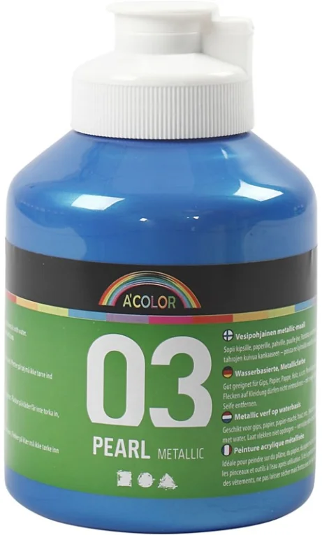 A-Color A-Color Metallic Acrylfarbe Blau 500 ml