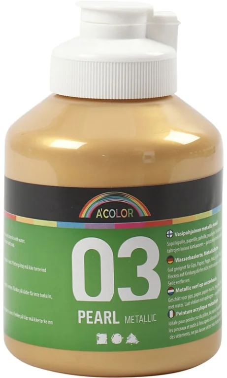 A-Color A-Color Metallic Acrylfarbe Gold 500 ml
