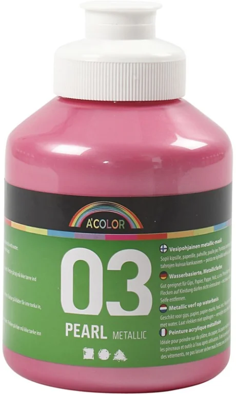 A-Color A-Color Metallic Acrylfarbe Hellrosa 500 ml