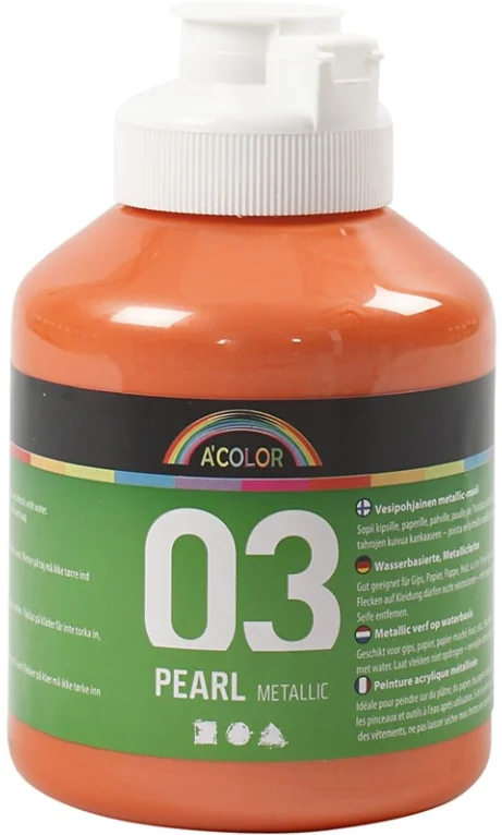 A-Color A-Color Metallic Acrylfarbe Orange 500 ml