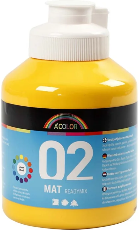 A-Color A-Color Posterfarbe Gelb 500 ml