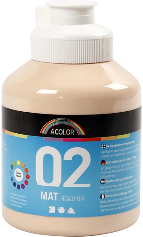 A-Color A-Color Posterfarbe Lachsrosa 500 ml