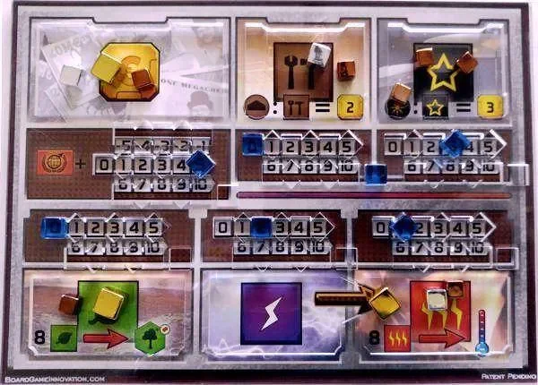 Acrylic Player Overlay – Terraforming Mars Original Erschwinglicher