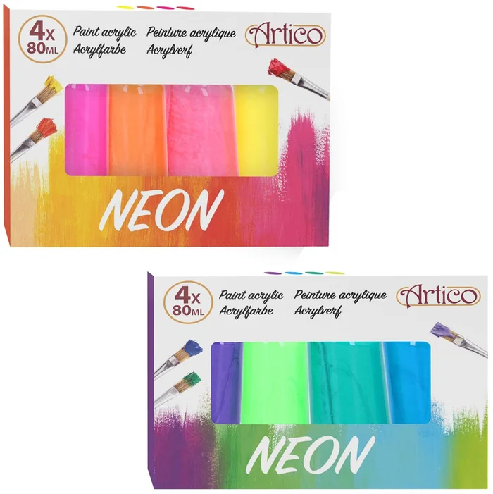 Acrylverf Neon, 4dlg.