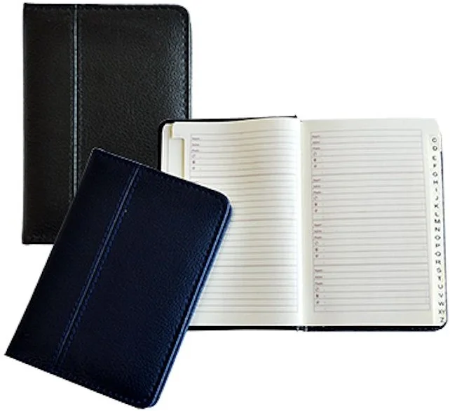 Adresboek gestikt 9x13cm