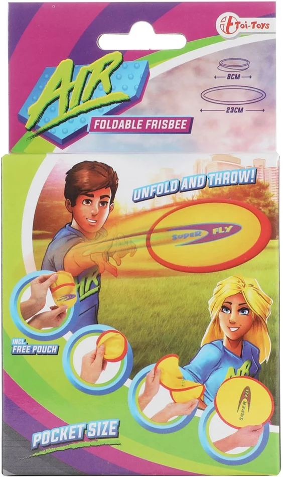 Air opvouwbare Pocket Frisbee met Hoesje