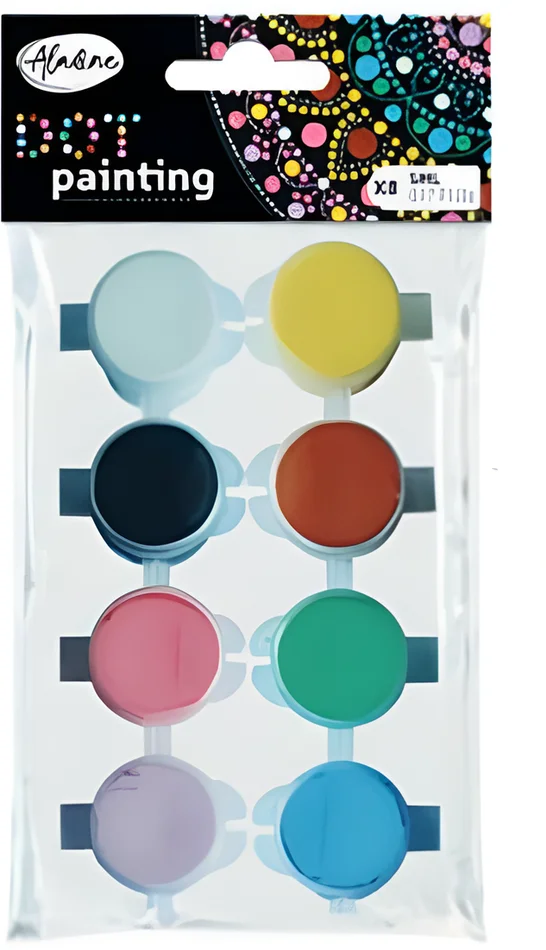 Aladine Aladine Dot painting set 8 kleuren