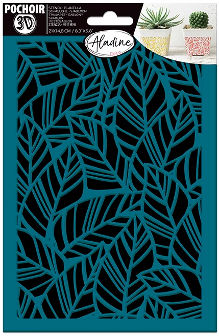 Aladine Aladine Selbstklebende 3D-Vorlage A5 Blätter