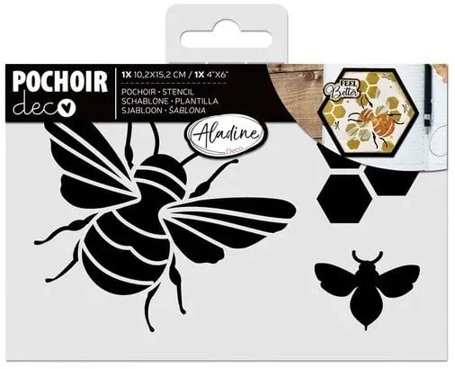 Aladine Aladine Stencil Bij 10 x 15 cm