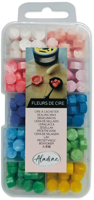 Aladine Aladine Zegelwas Set 10 Kleuren – Shiny Kleuren