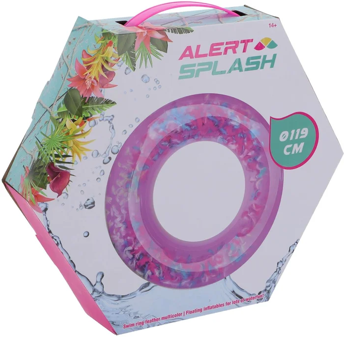 Alert Splash Zwemband Veren Multicolor 119 Cm
