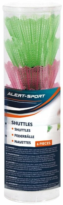 Alert Sport Shuttles Kleur (6 Stuks)