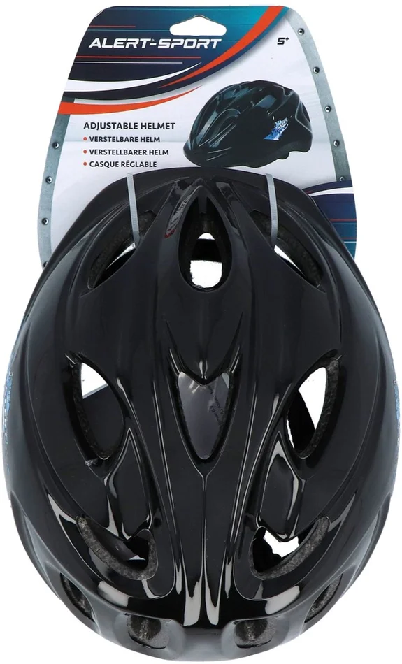 Alert Sport Skate Helm Verstelbaar Zwart