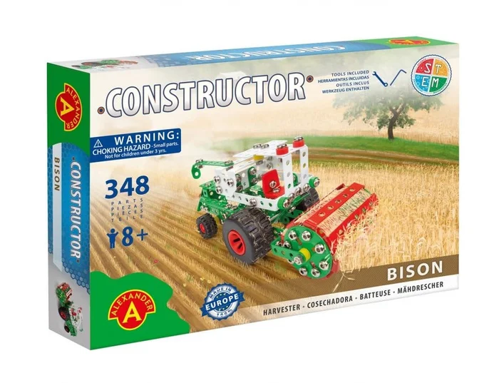 Alexander Toys Constructor – Bison (Mähdrescher) – 348 Stück