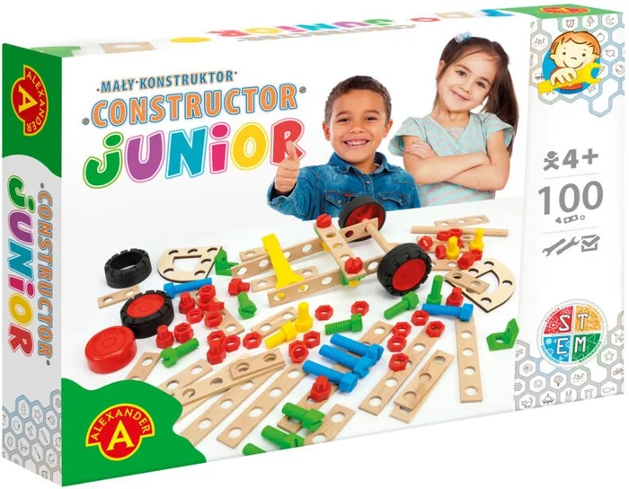 Alexander Toys Constructor Junior – Bausätze zum Selbermachen – 100p