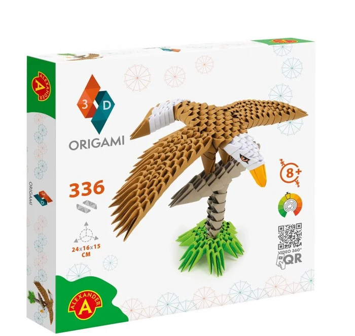 Alexander Toys ORIGAMI 3D – Adler – 336 Stück