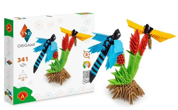 Alexander Toys ORIGAMI 3D – Libellen – 341 Stück