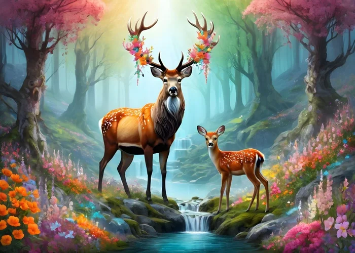 Alipson Puzzle Cerf Majestueux – 500 Teile