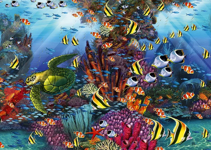 Alipson Puzzle Das Riff im Detail – 1500 Teile