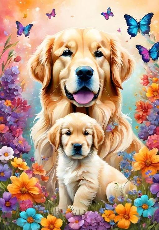 Alipson Puzzle Dogs – Maternal Love Collection – 1000 Teile