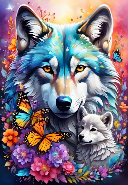 Alipson Puzzle Wolves – Maternal Love Collection – 1000 Teile