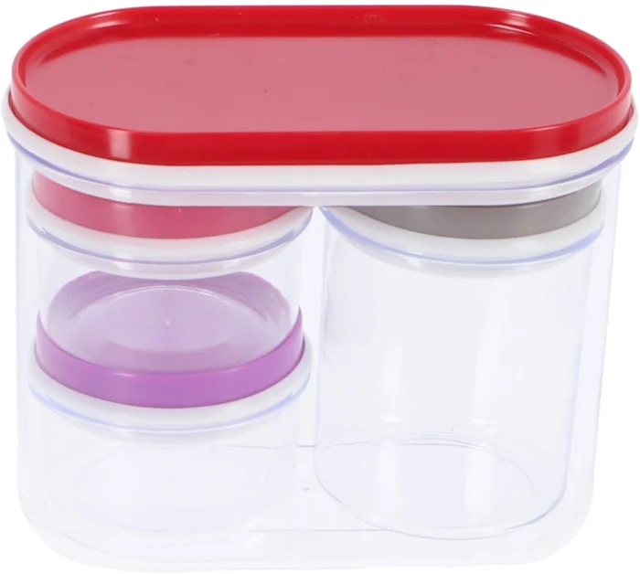 Alpina Opbergdozen 4 Stuks Transparant