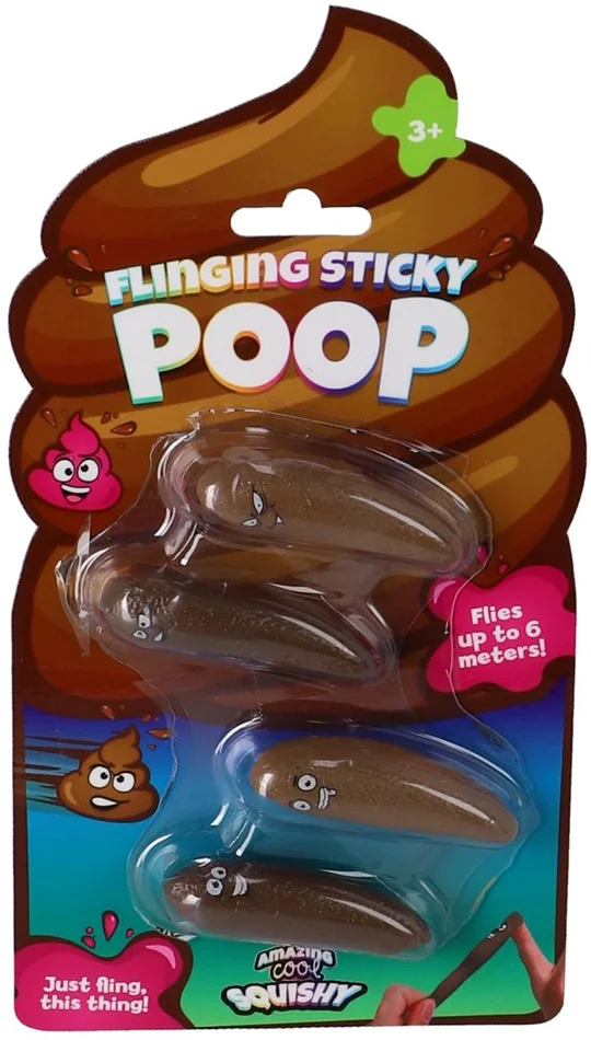 Amazing Cool Plakpoep schieten 4 stuks