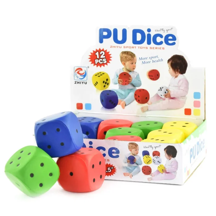 Antistress Würfel Box – 12 Stück enthalten