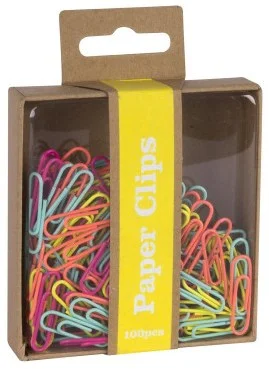 Apli Apli Fluor Collectie Paperclips 50 stuk