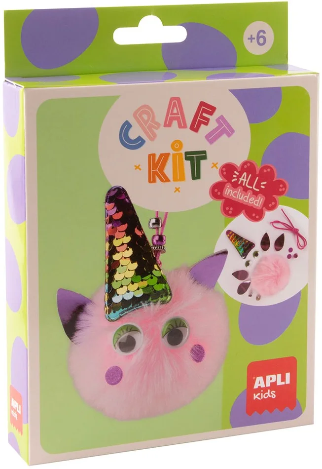 APLI Kids APLI – Craft Kit Pompom Eenhoorn