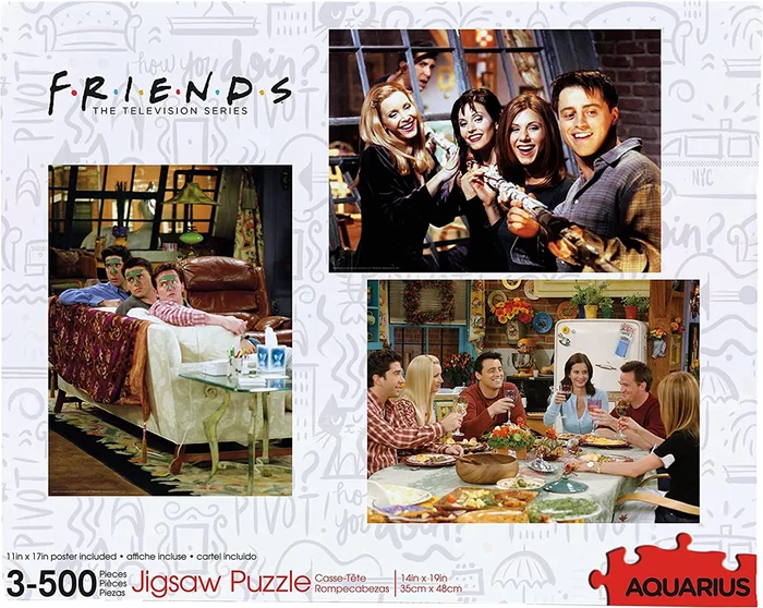 Aquarius 3 Puzzles – Friends – 500 Teile